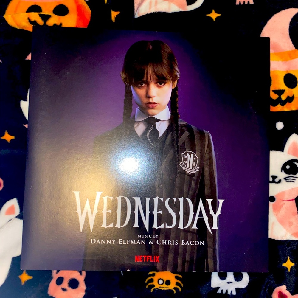 Netflix WEDNESDAY Slip-Dyed Vinyl Record